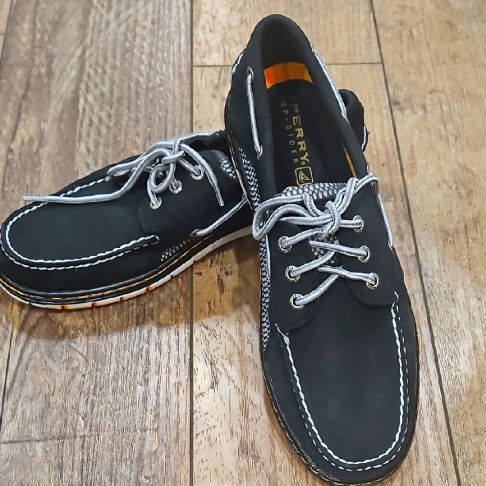Sperry Men's Black Boat Shoes